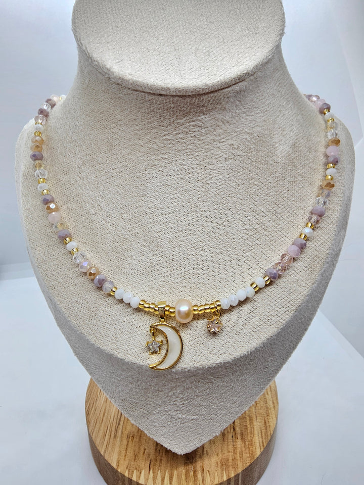 Halskette "Midnight" / Länge von mind. 37.5cm, 38.5cm und max.40cm