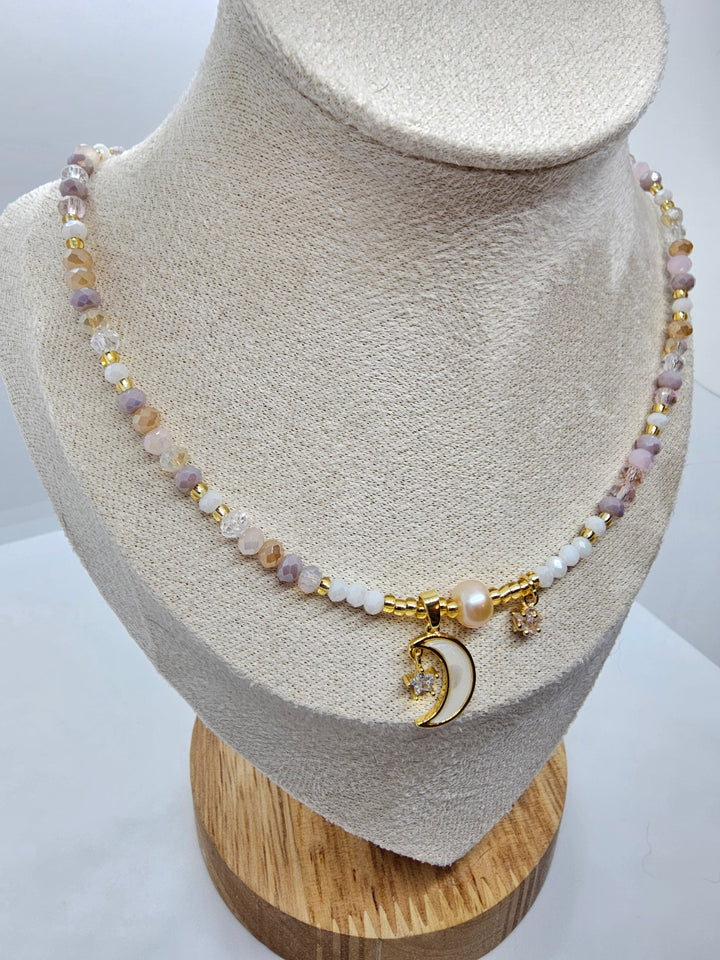 Halskette "Midnight" / Länge von mind. 37.5cm, 38.5cm und max.40cm