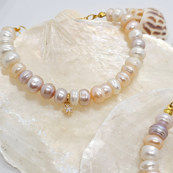 Armband aus Zuchtperlen "Perlita"