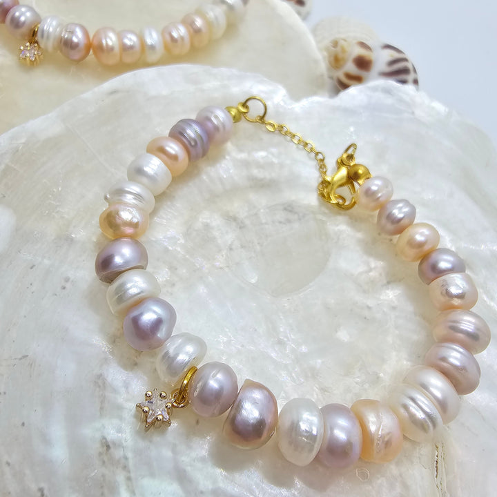 Armband aus Zuchtperlen "Perlita"