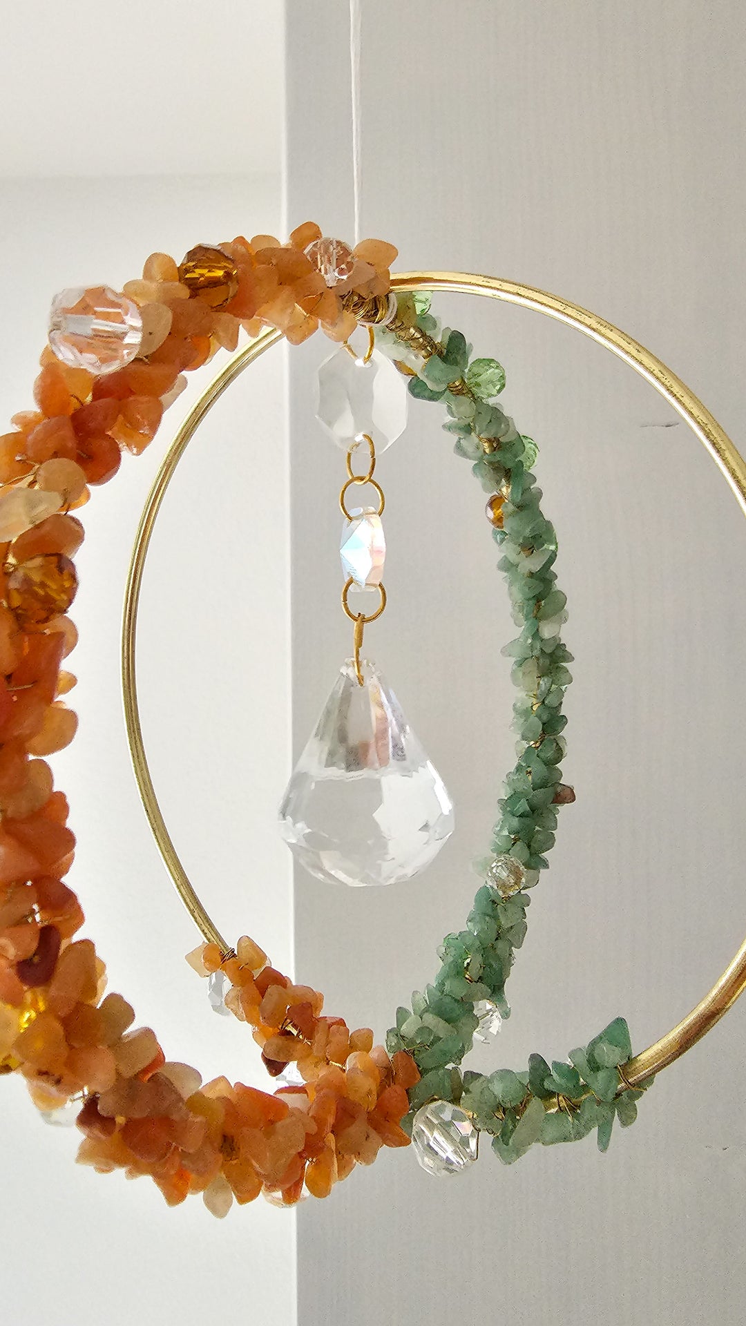 Suncatcher "Orange Crystal"
