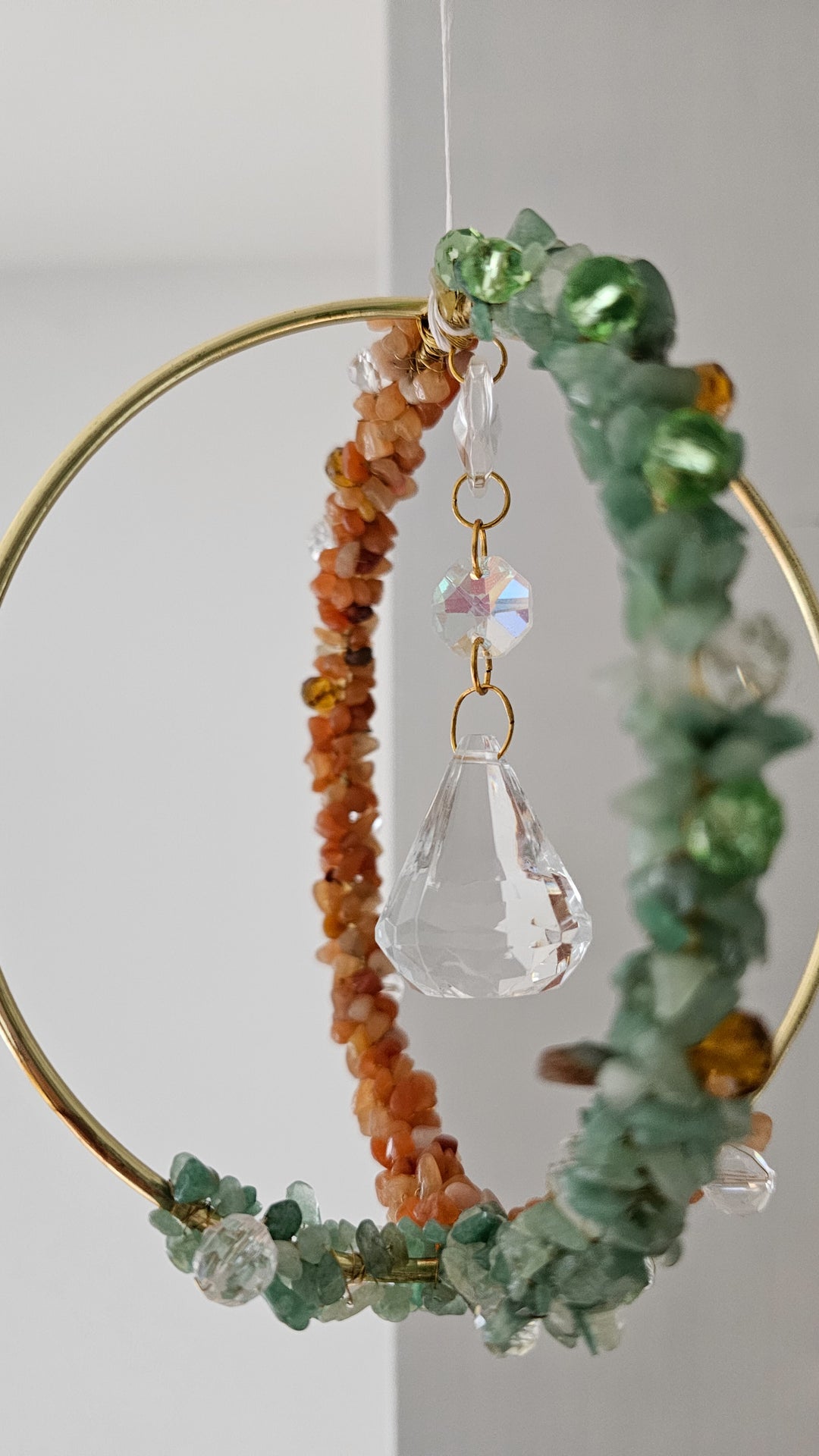 Suncatcher "Orange Crystal"