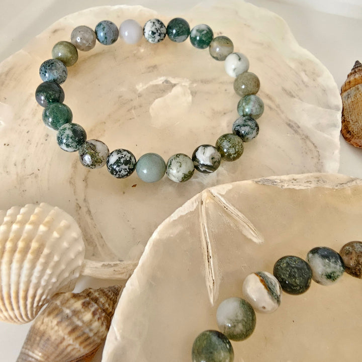 Armband aus Natur Edel- und Heilsteine "Baumrinde" - UNISEX