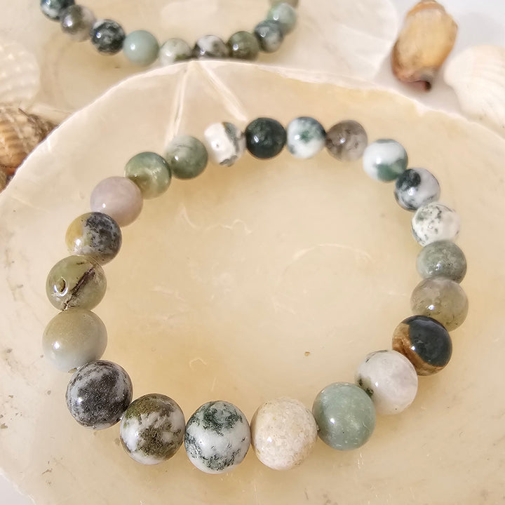 Armband aus Natur Edel- und Heilsteine "Baumrinde" - UNISEX