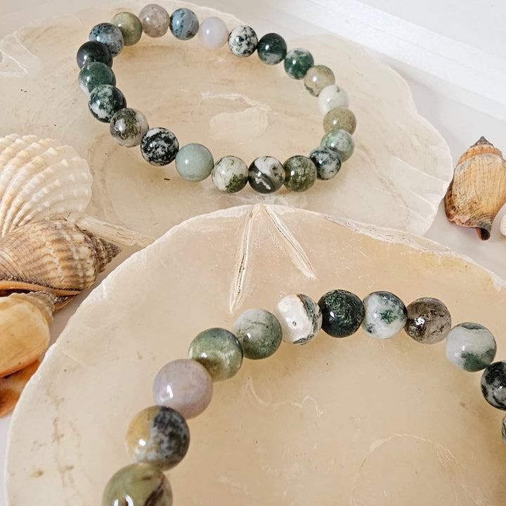 Armband aus Natur Edel- und Heilsteine "Baumrinde" - UNISEX