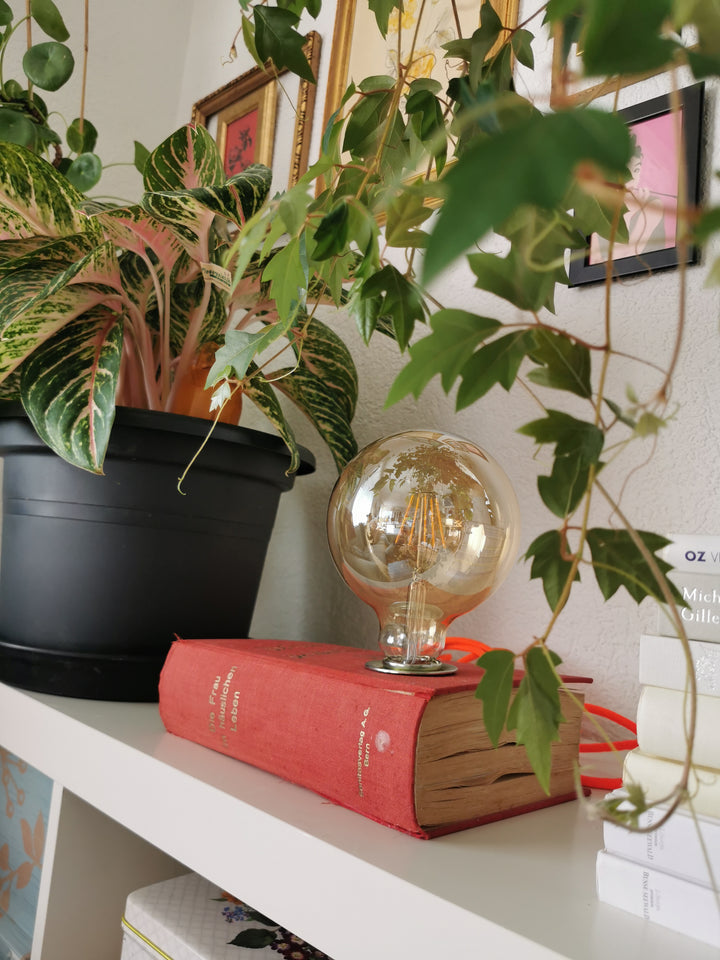 Upcycling-Buchlampe – ein einzigartiges Lichtobjekt für Buchliebhaber