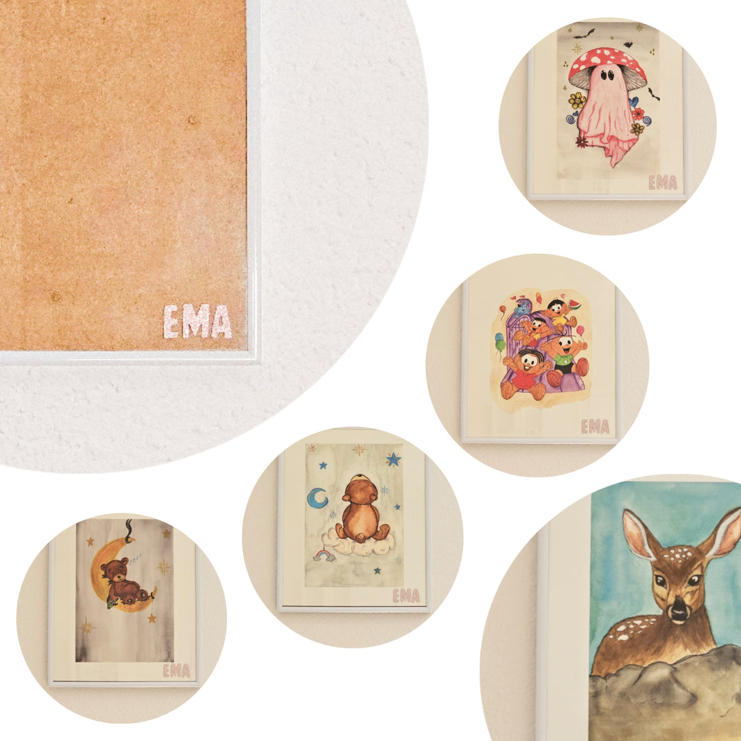 AQUARELLE PRINT "Lumo"