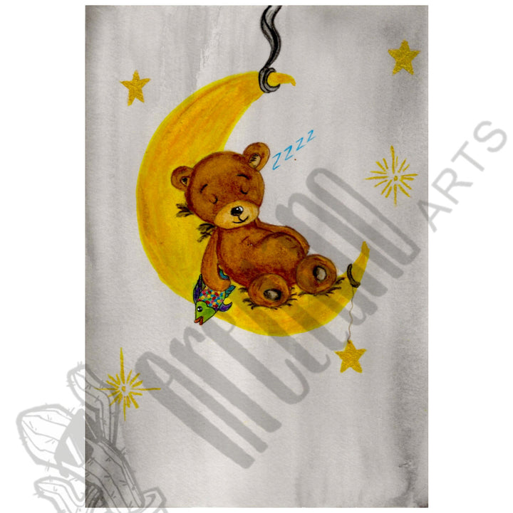 AQUARELLE PRINT "Olaf und der Regenbogenfisch"