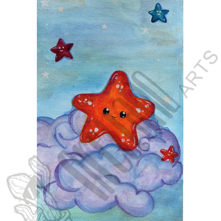 AQUARELLE PRINT "Sirius"